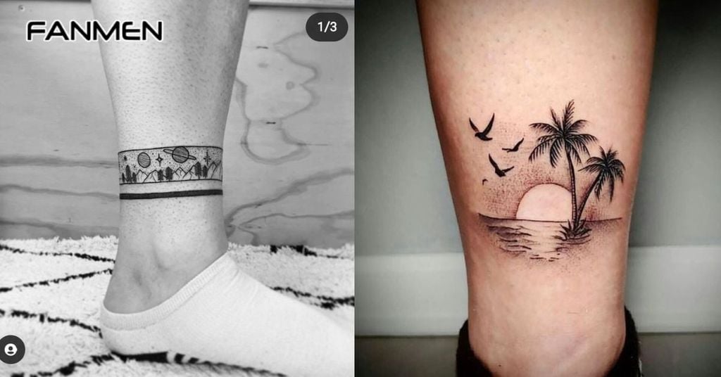 Hình xăm ở chân thiên nhiên 5