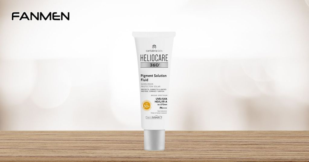 Kem chống nắng cho nam Heliocare 360 Pigment Solution Fluid SPF50+
