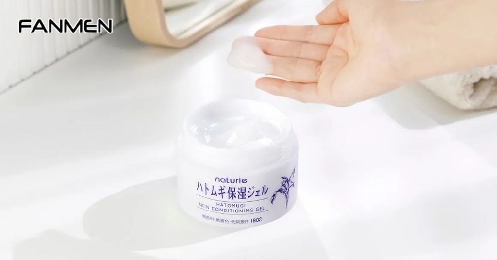 Kem dưỡng da nam giới Nhật Bản Naturie Hatomugi