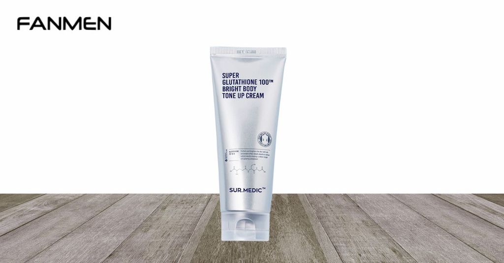 Kem tắm trắng nam Sur.Medic Super Glutathione 100TM Bright Body Tone Up Cream