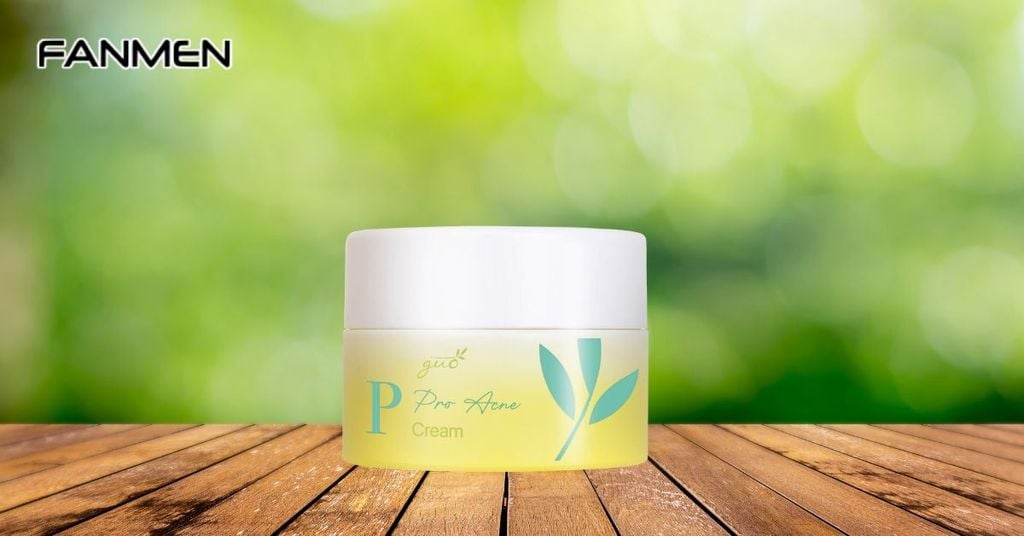 Kem giảm mụn mờ thâm trà nghệ GUO