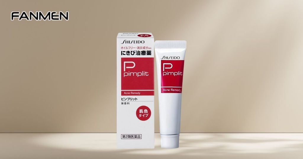 Kem trị mụn của Nhật cho nam Shiseido Pimplit