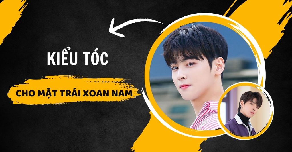 kiểu tóc cho mặt trái xoan nam