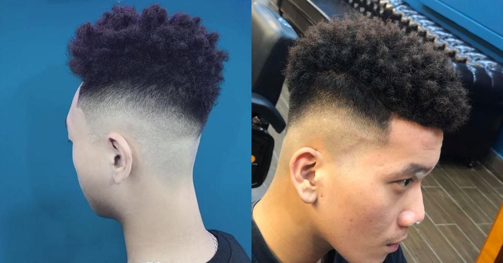 kiểu tóc nam uốn xoăn