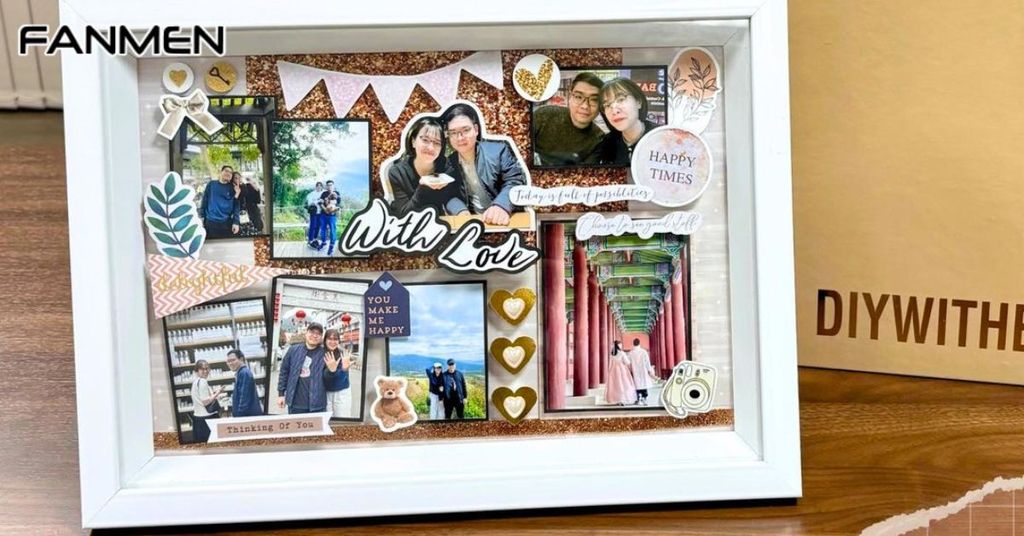 Cách làm khung ảnh hanmade làm quà tặng sinh nhật bạn trai