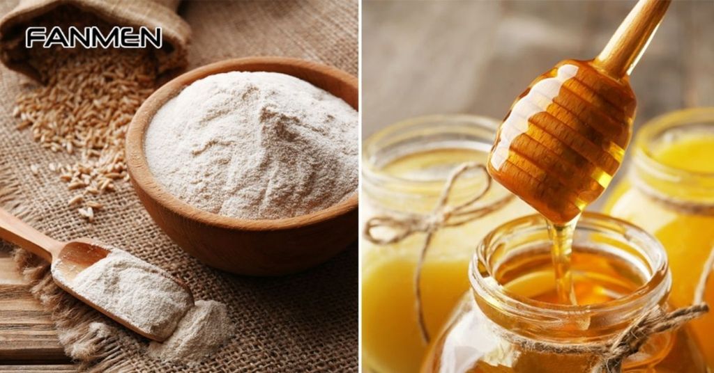 Công thức trắng da từ mật ong và cám gạo