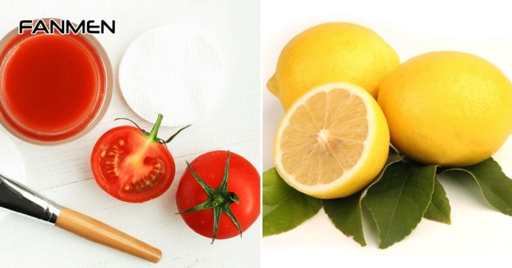 Mặt nạ cà chua và chanh