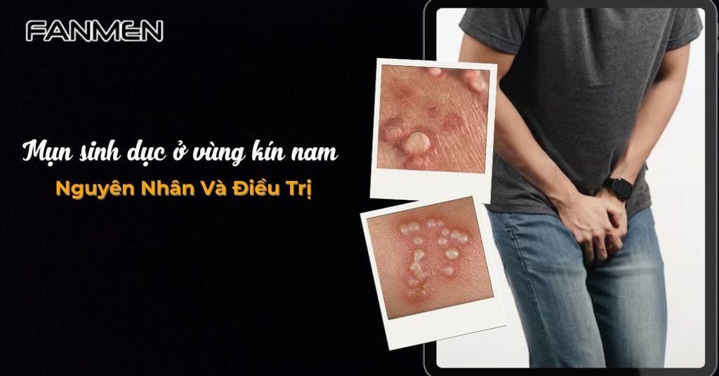 Mụn sinh dục ở vùng kín nam