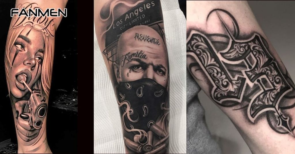 Hình xăm buồn theo phong cách Chicano 3