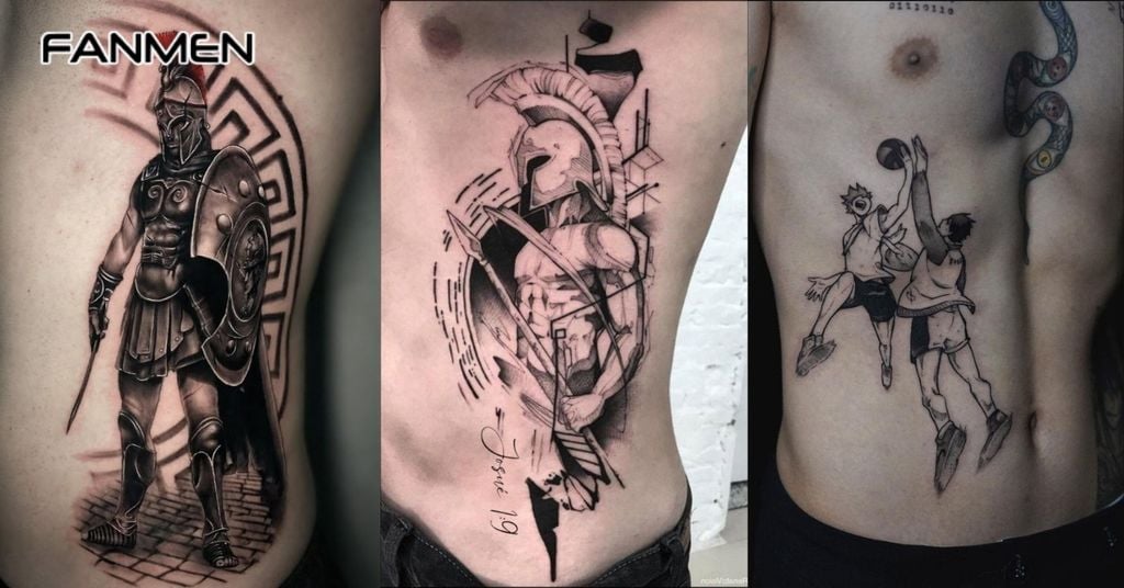 Hình xăm eo nam phong cách Nhật Bản 5