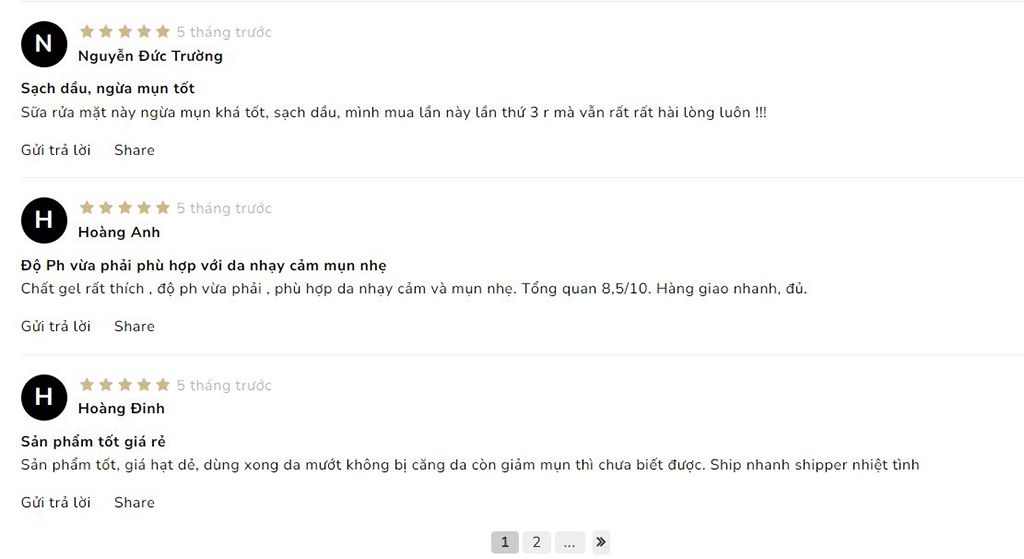 sữa rửa mặt Fanmen có tốt không