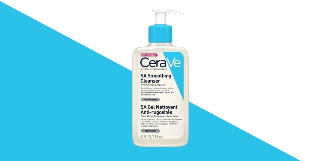 Sữa rửa mặt trị mụn cho nam da nhạy cảm CeraVe SA Smoothing Cleanse