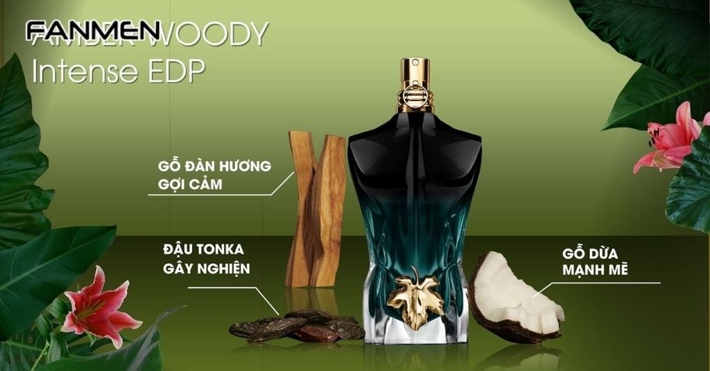 Nước hoa nam của Pháp Jean Paul Le Beau Le Parfum EDP Intense