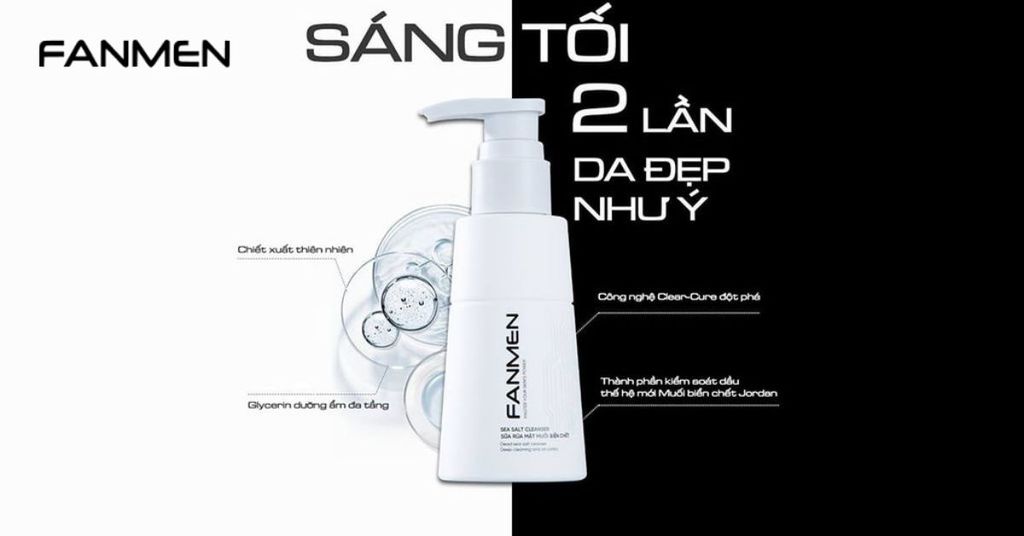 Rửa mặt sạch sẽ mỗi ngày bằng sữa rửa mặt