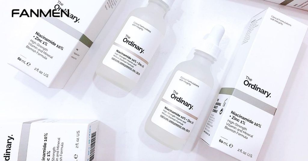 Serum chữa thâm mụn da dầu cho nam The Ordinary Niacinamide 10% + Zinc 1%