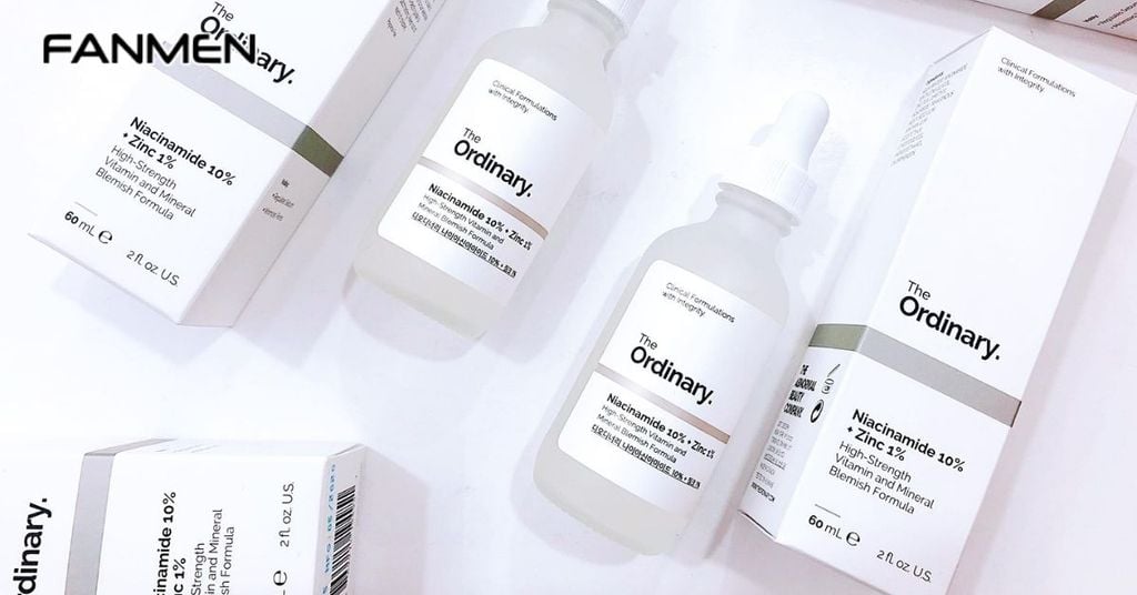 Serum thu nhỏ lỗ chân lông cho nam​ The Ordinary Niacinamide 10% + Zinc 1%