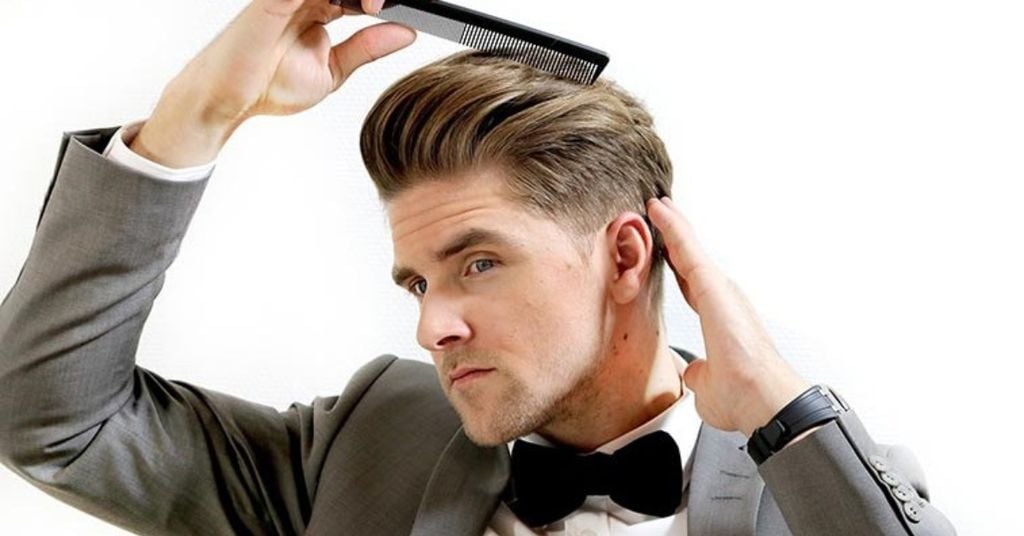 Cách uốn tóc bằng máy sấy cho nam