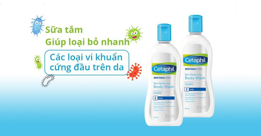 sữa tắm trị mụn lưng cho nam