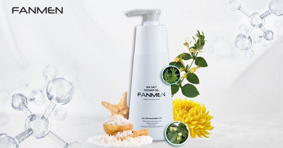 sữa tắm tẩy tế bào chết cho nam