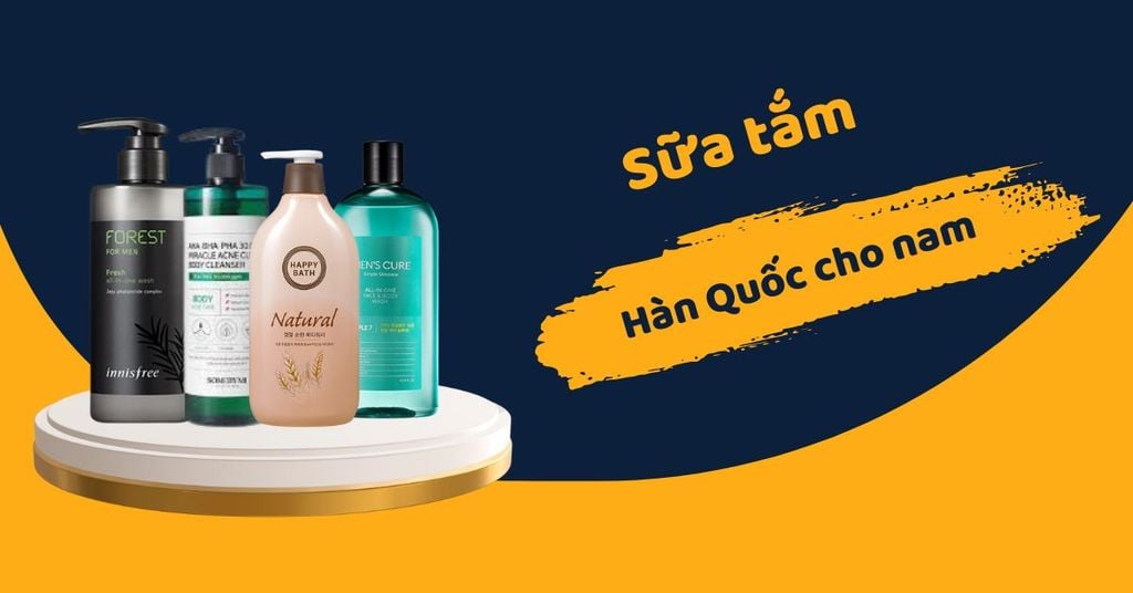 sữa tắm hàn quốc cho nam