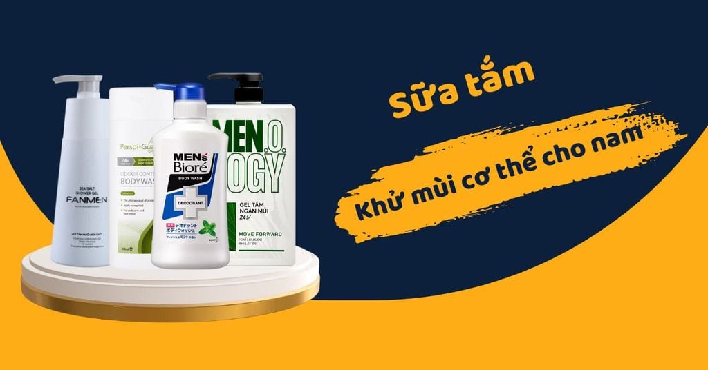 sữa tắm khử mùi cơ thể cho nam