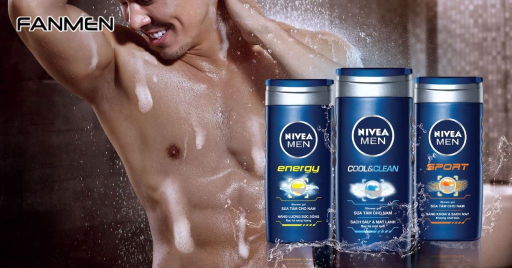 Sữa tắm trắng da cho nam giá rẻ Nivea Men