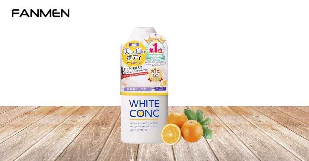 Sữa tắm trắng da cho nam của Nhật White Conc