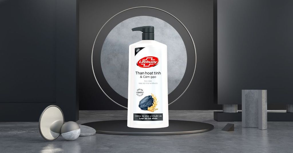 sữa tắm trị mụn lưng cho nam