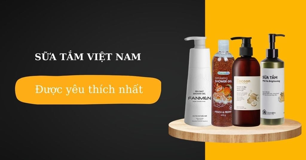 sữa tắm việt nam