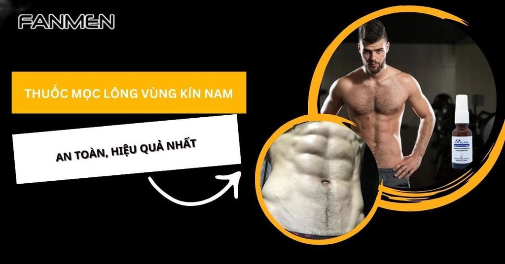 thuốc mọc lông vùng kín nam