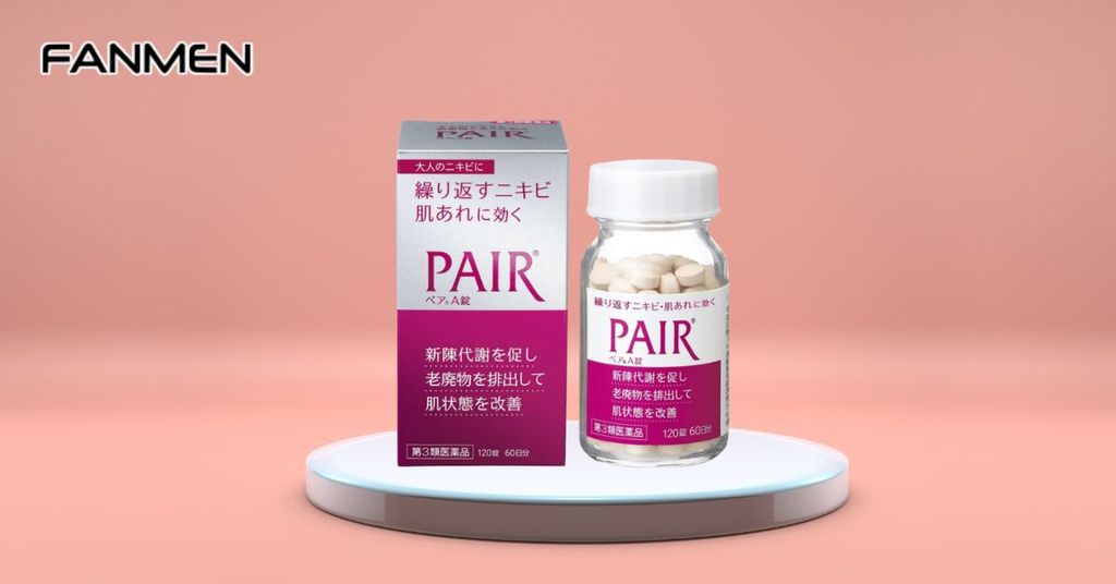 Thuốc uống trị mụn nam Pair Nhật Bản