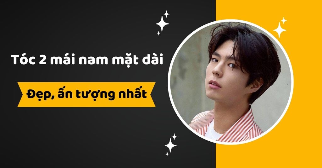 tóc 2 mái nam mặt dài