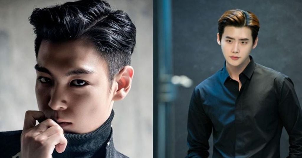 tóc 2 mái hàn quốc cho nam