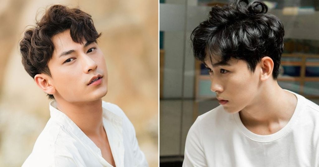 uốn phồng chân tóc nam