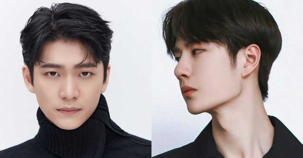 tóc 2 mái nam mặt dài