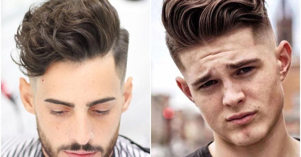 Tóc Nam Undercut Uốn Sóng Phồng