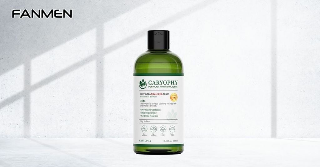 Toner cho da mụn Hàn Quốc Caryophy Portulaca