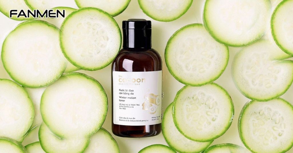 Nước hoa hồng cho da dầu nhạy cảm Cocoon bí đao