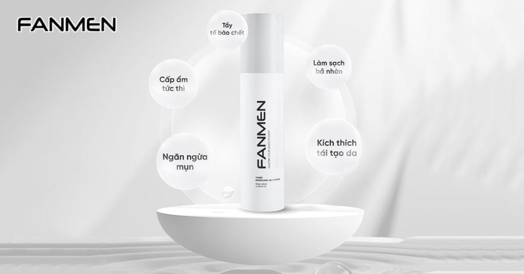Toner trị mụn cho nam Fanmen