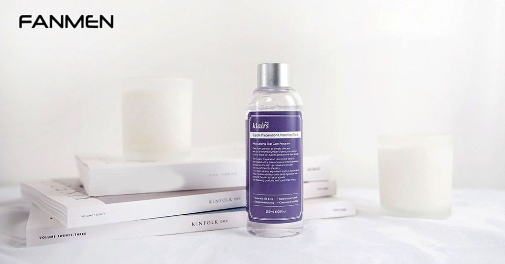 Nước hoa hồng dành cho da mụn Klairs Supple Preparation Unscented