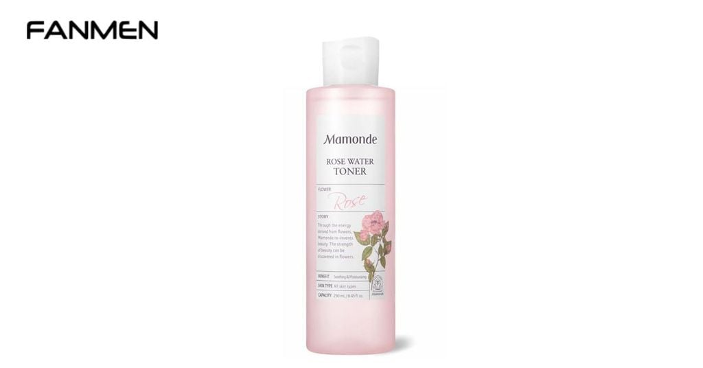Toner dịu nhẹ cho da nhạy cảm Mamonde Rose Water Toner