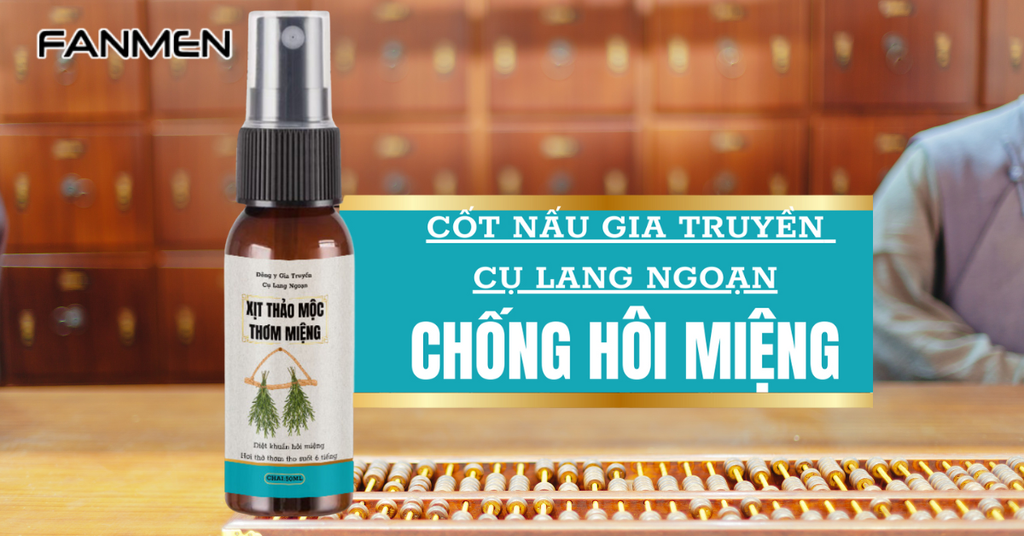 Xịt thơm miệng Tiệm Thuốc Bắc Cụ Lang Ngoạn