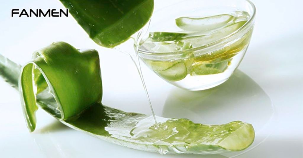 Trị mụn cám cho nam bằng nha đam