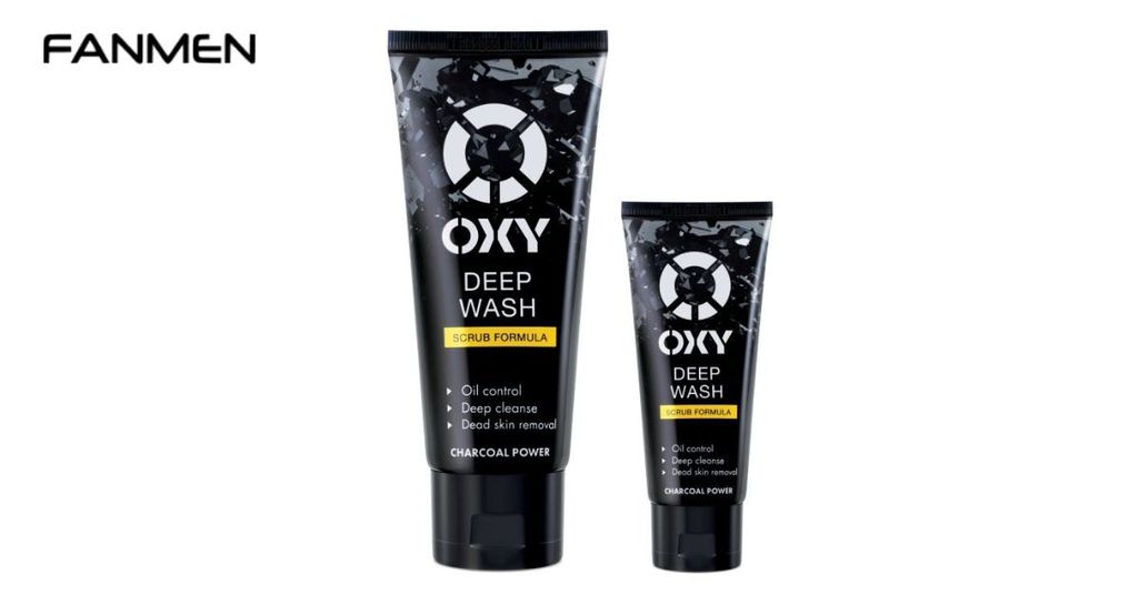 Sữa rửa mặt than hoạt tính cho nam Oxy