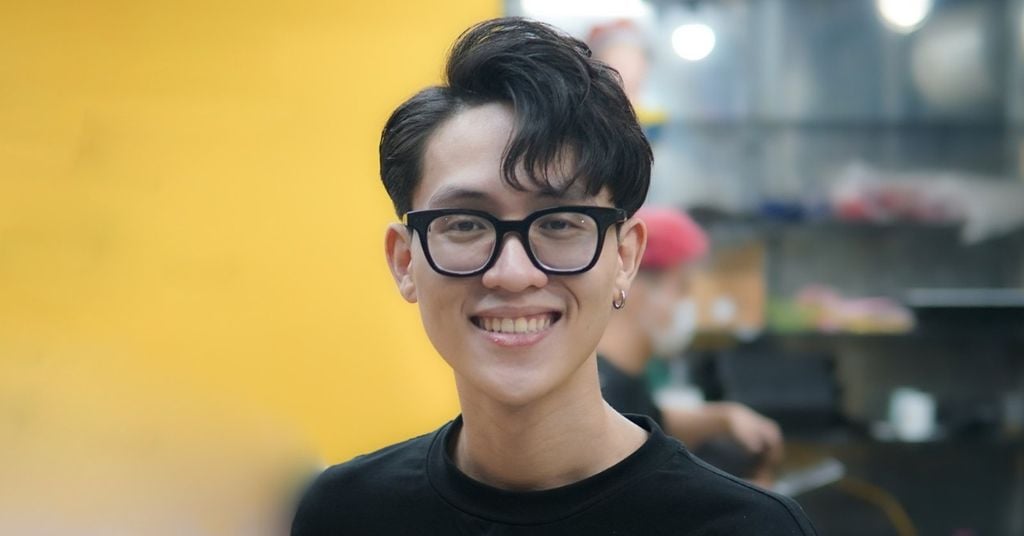 Tóc nam uốn phồng nhẹ