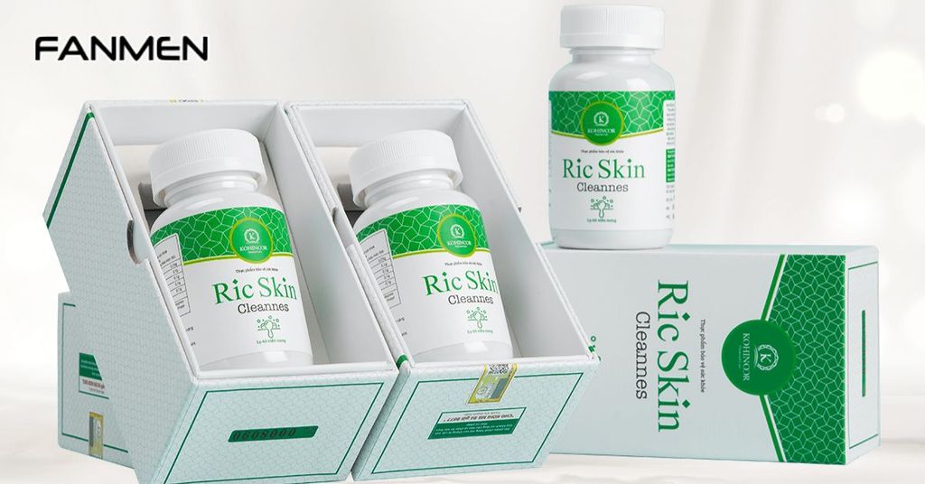 Viên uống hỗ trợ cải thiện mụn Kohinoor Ric Skin Cleannes