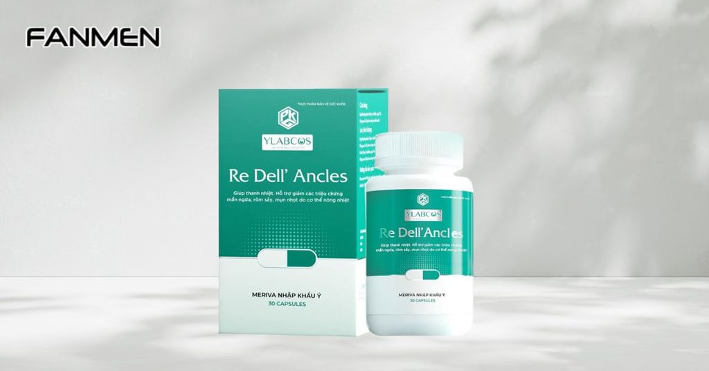 Viên uống hỗ trợ cải thiện mụn Re Dell Ancles Ylabcos