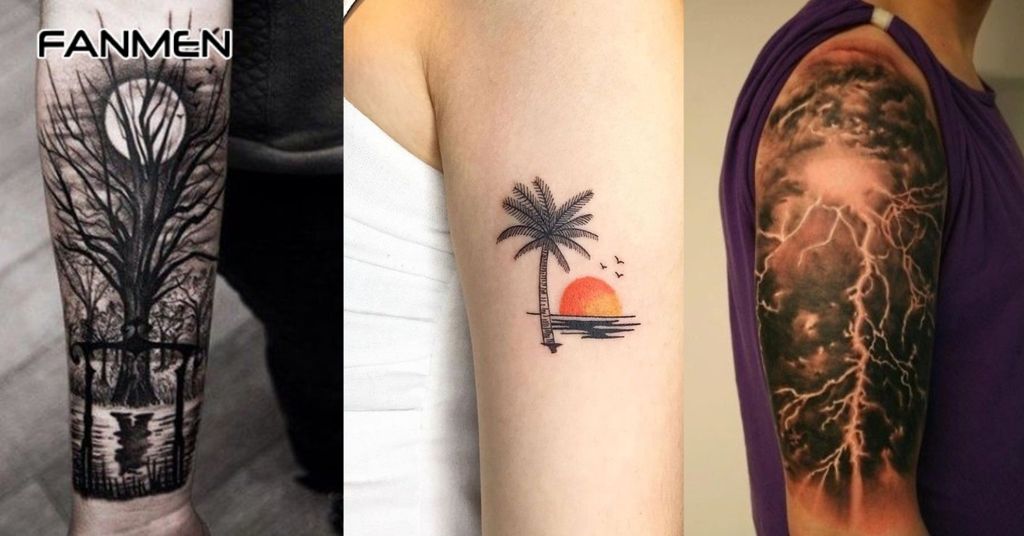 Hình xăm buồn lấy cảm hứng từ thiên nhiên