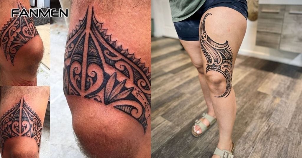 Hình xăm đầu gối với các ký hiệu ý nghĩa 1