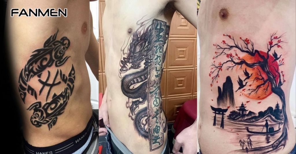 Hình xăm eo nam ý nghĩa và biểu tượng 2